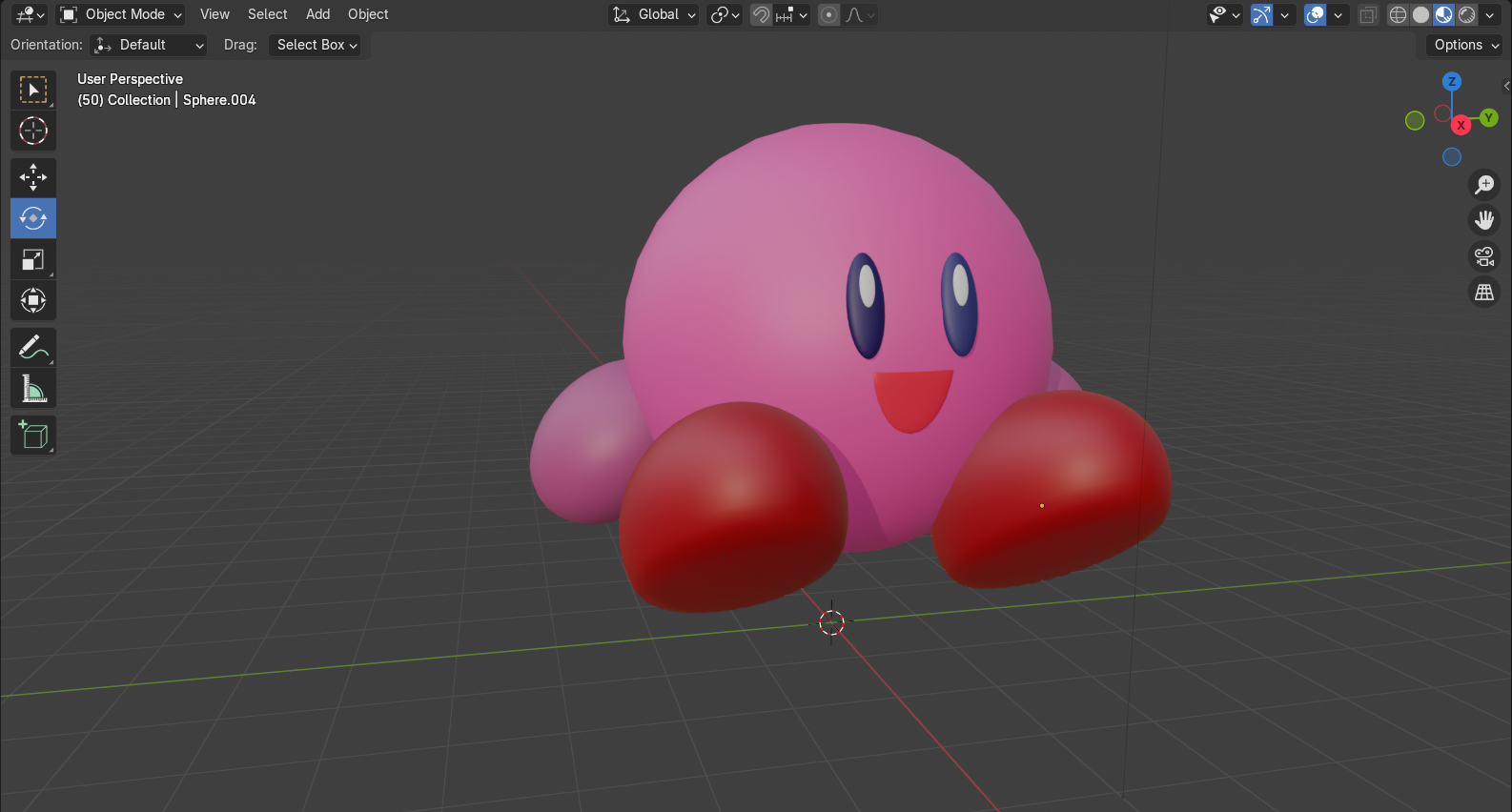 Kirby plush Model